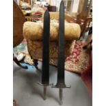 Pair of Repro Highlander & Kurgan Swords, There can be only one!