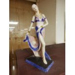 Peggy Dale Porcelain Figurine - Eqyptian Dancer - Limted Edition 34/100, Ht 25cm