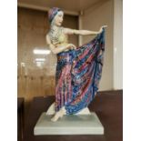 Kevin Francis Porcelain Figurine - Persian Dancer - Limited edition 322/500, Ht 26cm