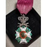 Knight Order of Leopold Belgium Military Army Medal