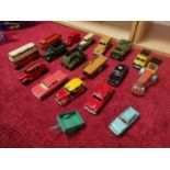 Cast Toys Trucks and Cars inc Dinky & Corgi