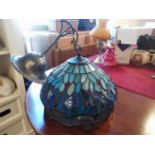 Tiffany Dragonfly Style ceiling light