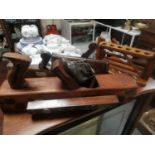 Various Victorian and Other Woodworking Planes & a Vintage Pipe Smoking Rack