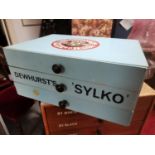 Small Three Drawer Dewhurst's Sylko Sewing/Habadashery Drawers