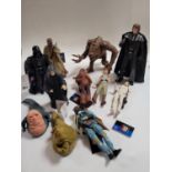 Collection of 11 Medium-Large Star Wars figures