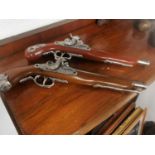 Pair of Repro Model Flintlock Pistols/Guns