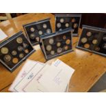 Collection of Five 1983-1989 British Proof Royal Mint Currency Sets