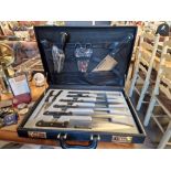 Cased Stainless Rostfrei Chef's Knives Set