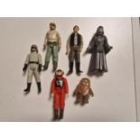 Group of Six 1984 Star Wars/Return of the Jedi Toy Figures