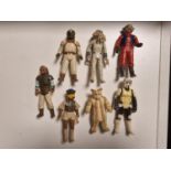 Group of Seven 1983 Star Wars/Return of the Jedi Toy Figures