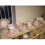 Extensive Royal Albert Floral Serena Pink Pattern Dinner & Tea Service