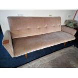 Good Quality Retro 1970's Day Bed Lounge Sofa w/storage