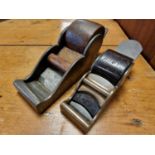 Pair of Bull Nose Infill Vintage Woodworking Block Planes