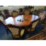 Vintage Button Back Chairs & Table Dining Suite