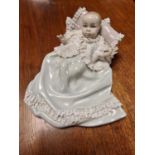 Rare Lladro Lace Baby 5619 Figure