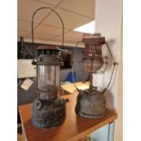 Pair of Early Oil Lamps inc Vapalux Halifax