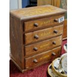 Four-Drawer Dewhurst's Sylko Habadashery Sewing Craftsman's Box