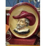 Large Antique Oval Peter Paul Rubens (1577-1640) 3D Sign