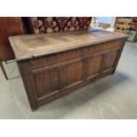 Antique Oak Blanket Box