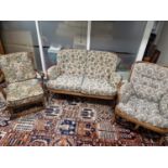 3pc Part-Ercol Lounge Suite