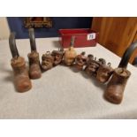 Collection (9) of Vintage Carved Estate Smoking Pipes inc Boots & Meerschaum-Style Carved Faces