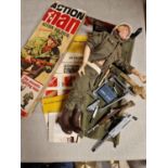 Box of Various Original Action Man Collectables