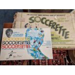 Pair of Boxed Football Table-top Games, Soccerette & Alan Ball's Soccerama
