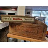 Pair of Vintage Advertising Drawers - one Frys Chocolate and the other Vim Lever Brothers