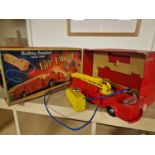 Louis Marx Boxed Deluxe Truck Fire Engine Vintage Toy