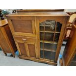 1940's Oak Hall Cupboard