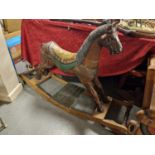 Vintage Handmade Rocking Horse
