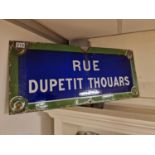 Large French Enamel Street Sign