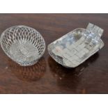 Pair of Decorative Silver Baskets - possbly chinese silver