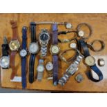 Collection of Various Gents and Ladies Designer and Other Watches and Watch Parts