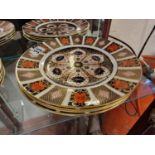 Collection of Four Large Royal Crown Derby 1128 Imari 26cm Dinner Plates