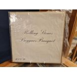 Original Stereo Vinyl First Pressing of Rolling Stones' Beggars Banquet LP Record - VG+ - matrix XZA