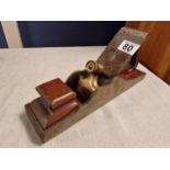 Vintage Wooden & Metallic Woodworking Plane Tool