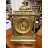 Russel & Son of Liverpool Mantel Clock w/a French Japy Freres Movement