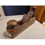 Vintage Craftsman's Woodworking Plane w/a Sorby Blade