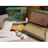 Rolex Unisex Oyster Perpetual w/Wimbledon Face/Dial, Box and assorted paperwork