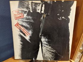 Original Stereo Vinyl Pressing of Rolling Stones Sticky Fingers LP Record - VGC - matrix COC-59100-A