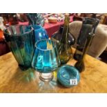 Collection of Eight European Art Glass Pieces