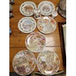 Royal Doulton Brambly Hedge Plates + Royal Albert Old Country Roses & Butterfly Garden