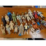 Collection of 20 Original Kenner Star Wars, Empire Strikes Back, and Return of the Jedi figures