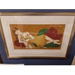 Signed Limited Edition Philippe Noyer (1917-1985) Lithograph Art - Heidi - 105x73cm