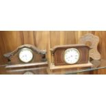 Pair of Vintage Mantel Clocks