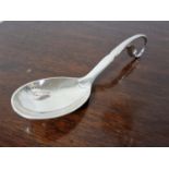 Danish Georg Jensen Silver Christening Spoon