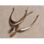 Pair of Wishbone Hallmarked Silver Pincers