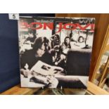 Original Vinyl Pressing of Bon Jovi's 1995 Soft Rock Music Crossroad LP Record