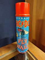 1985 Rock Music Memorabilia Promo Fly Spray Can to launch AC/DC's LP/Album, Fly on the Wall - 23cm h